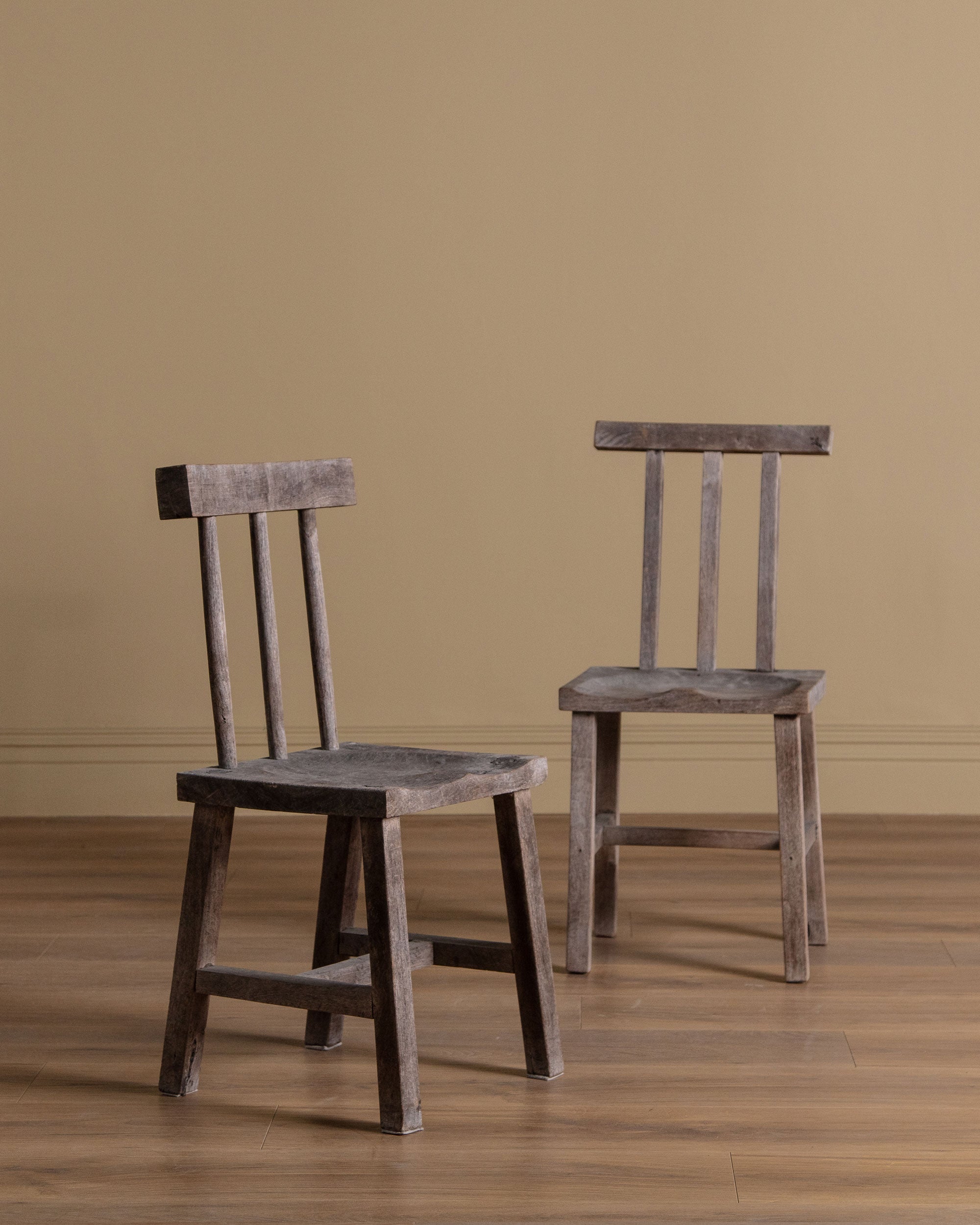 Set of Vintage Wooden Chairs