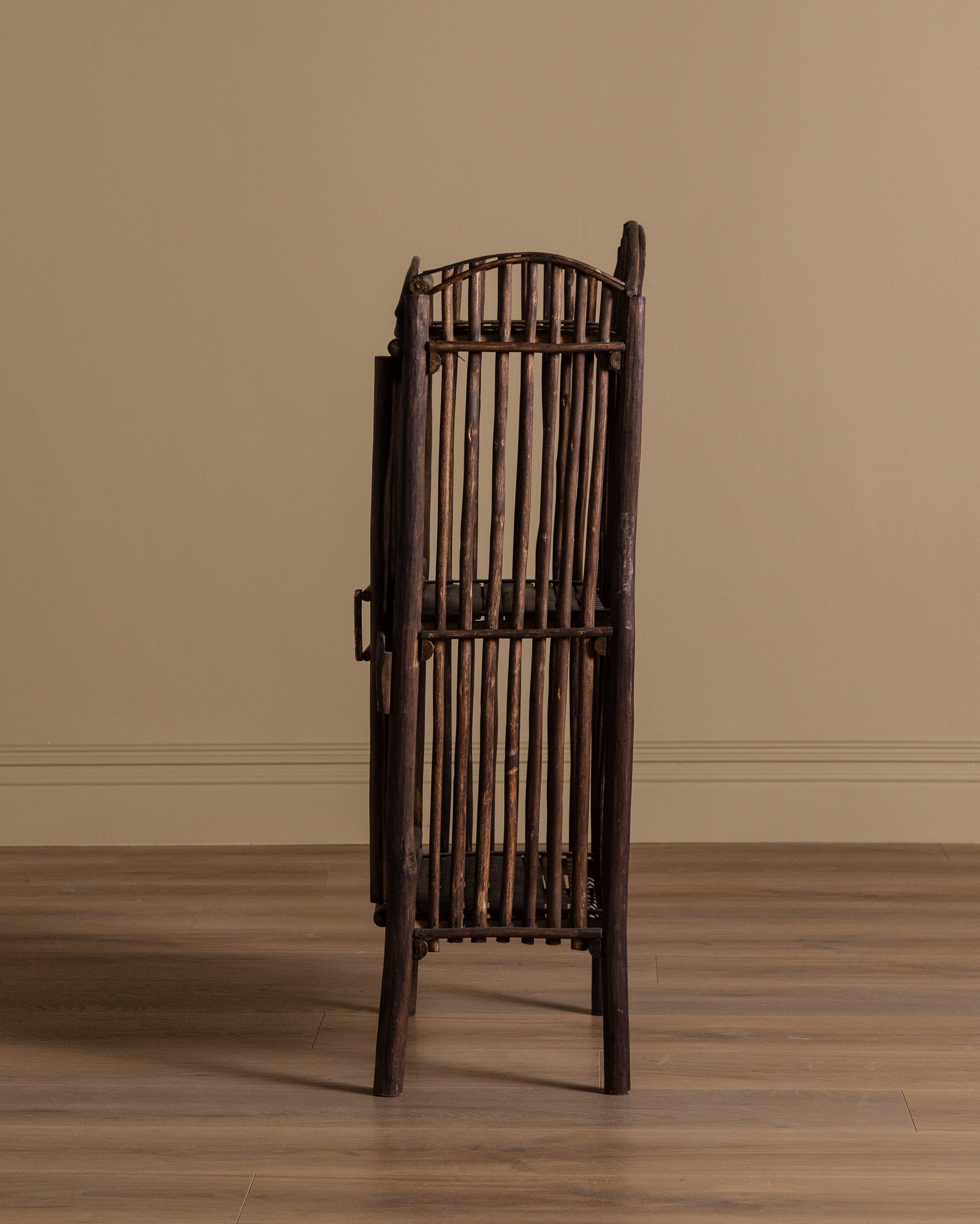 1950s Adirondack Twig Style Accent Cabinet