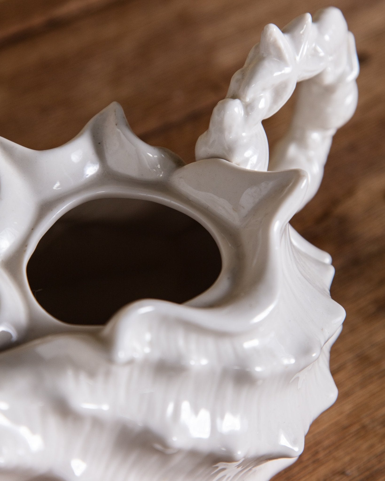 Ceramic Teapot with Seashell Design